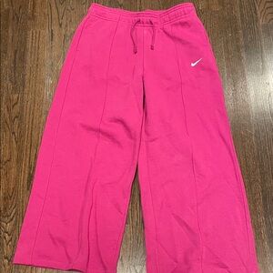 Nike Women's Pink Wide Leg Pants
